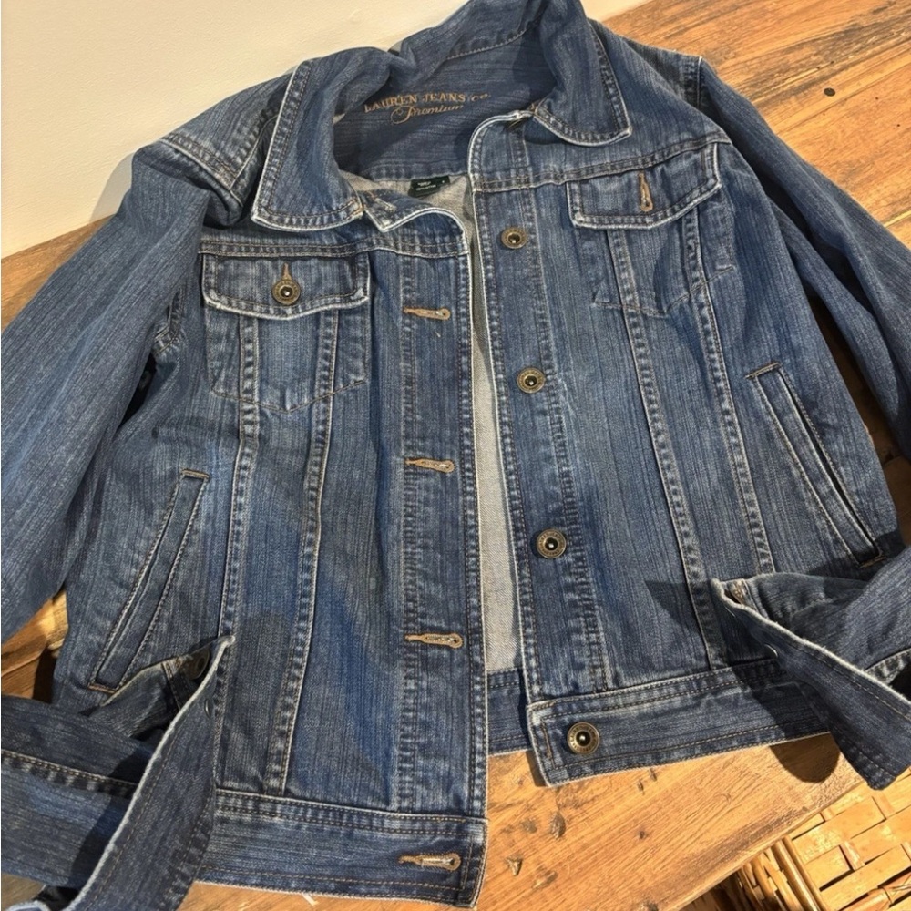Lauren Jeans Co. Classic Blue Denim Jacket small